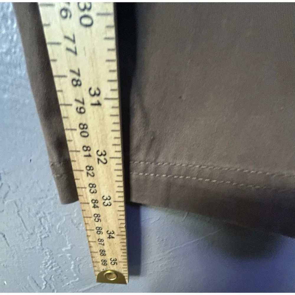 Men's Scottevest Tec Khaki Chino Pants Tan Size 40x34 100% Cotton